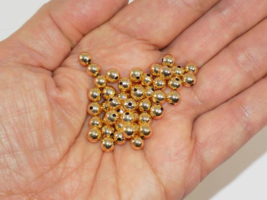 Gold 2025 spacer beads