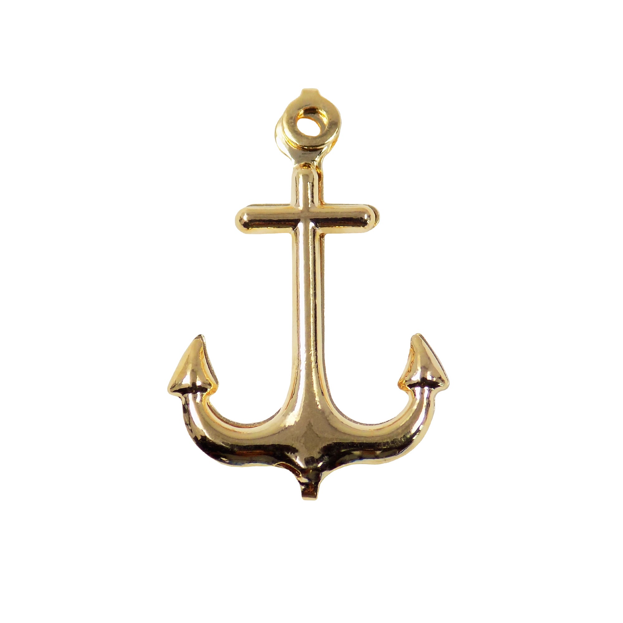 gold anchor charm