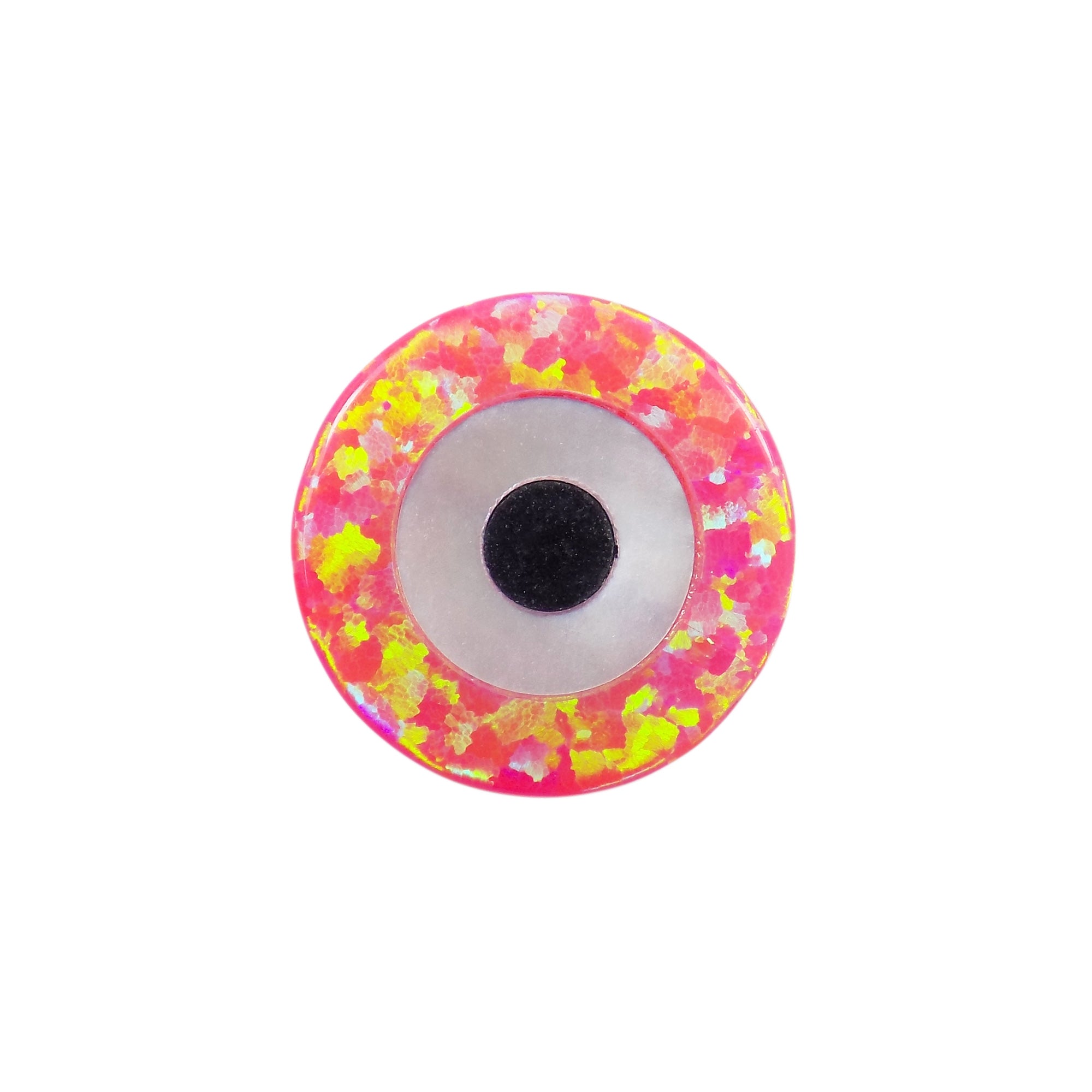50 100 Pcs Light Pink Evil Eye Beads ,resin Evil Eye Beads ,8mm ,10mm Light Pink  Beads for Jewelry Making 