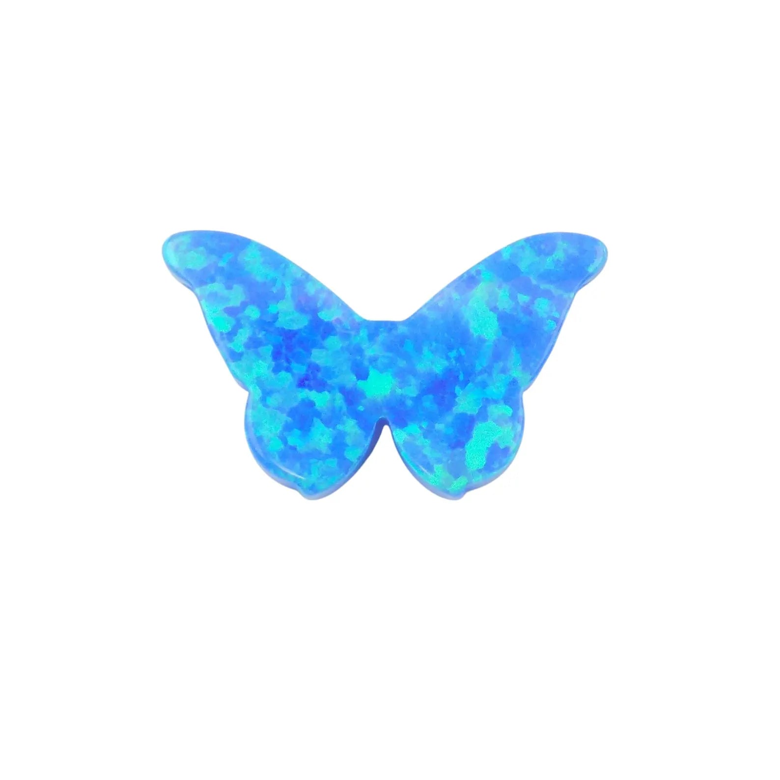 Opal Butterfly, Opal Butterfly 8.6mmx14.1mm Side Hole, Authentic Lab-created Opal Bead USA Seller