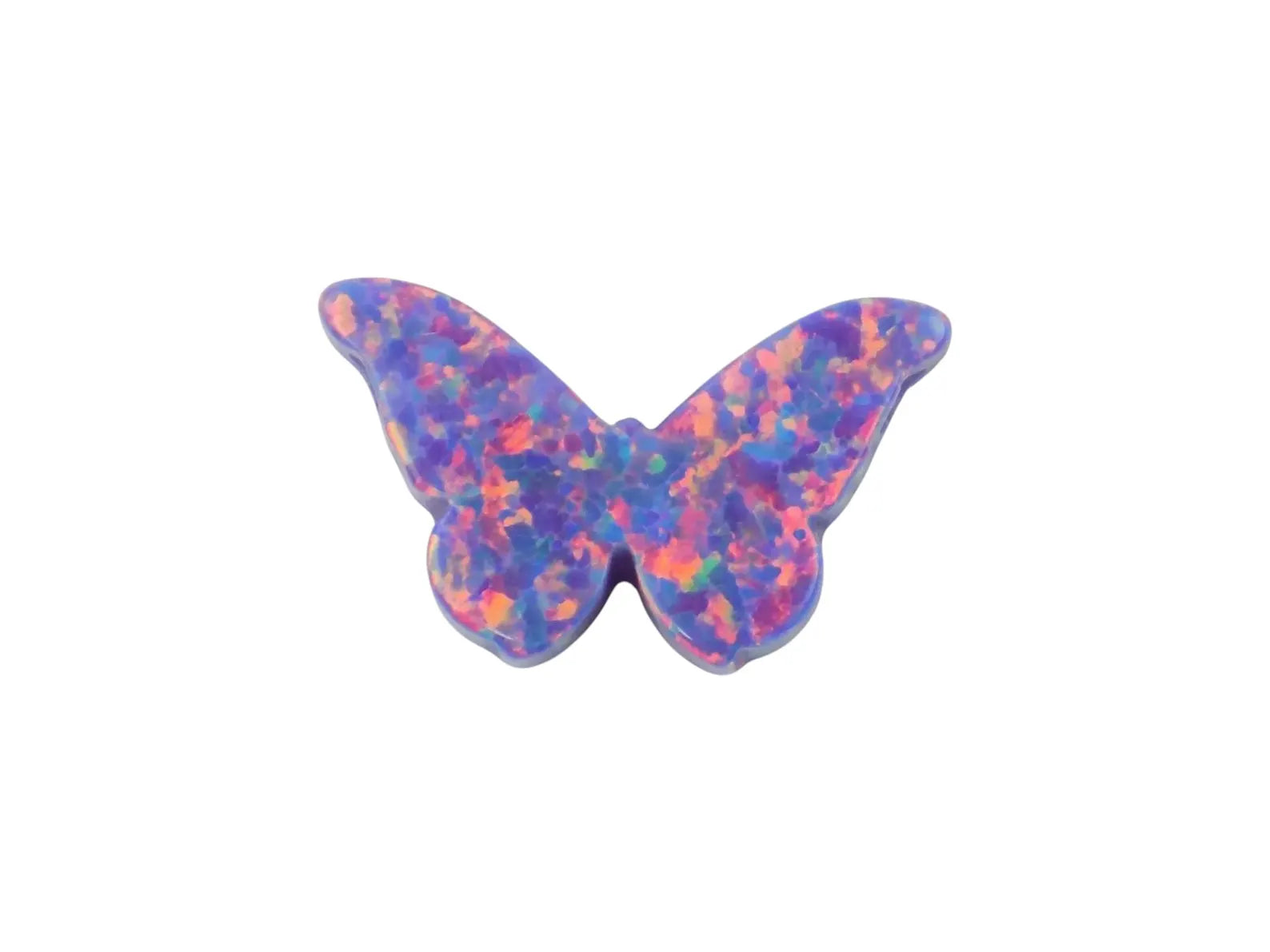 Opal Butterfly, Opal Butterfly 8.6mmx14.1mm Side Hole, Authentic Lab-created Opal Bead USA Seller