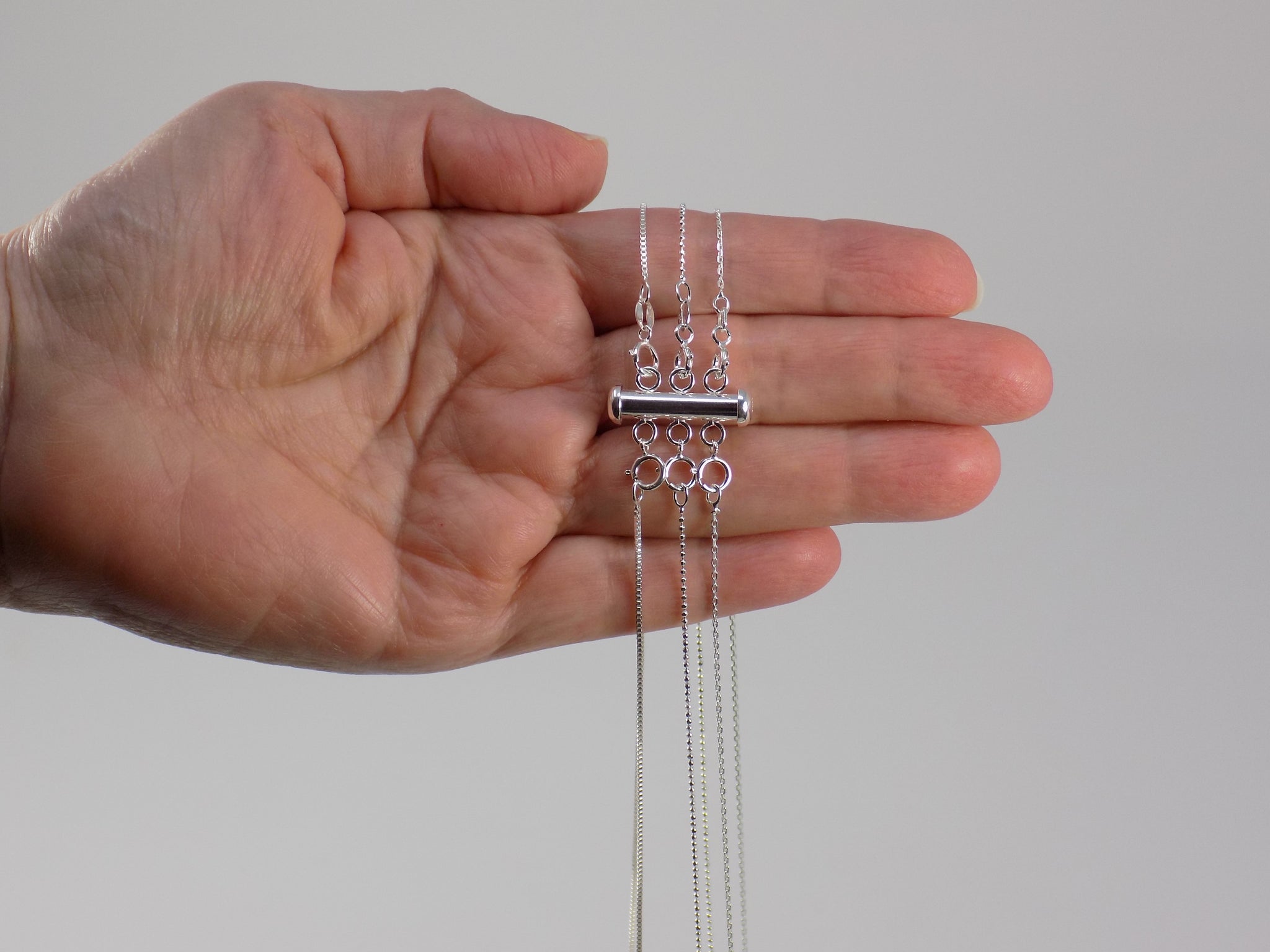 10PSC Multi Strand Necklace Detangler Untangling Layered Necklace