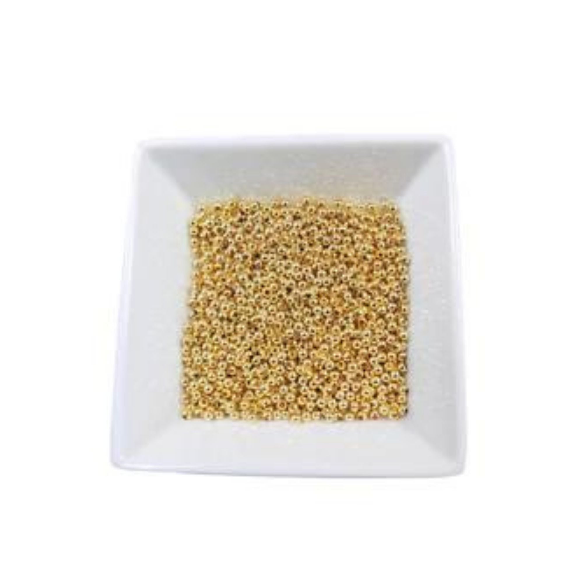 Brushed Gold Plated Flat Round Bead Spacers, Size: 6mm to 15mm at Rs  7.5/gram in Jaipur