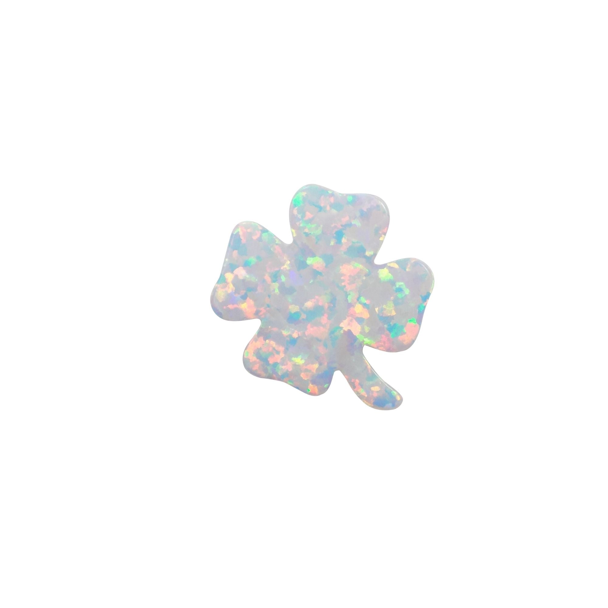 Opal Clover, Four Leaf Clover Opal Charm