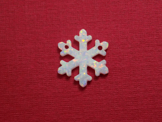 Snowflake Charms - 22mm (Per Dozen)