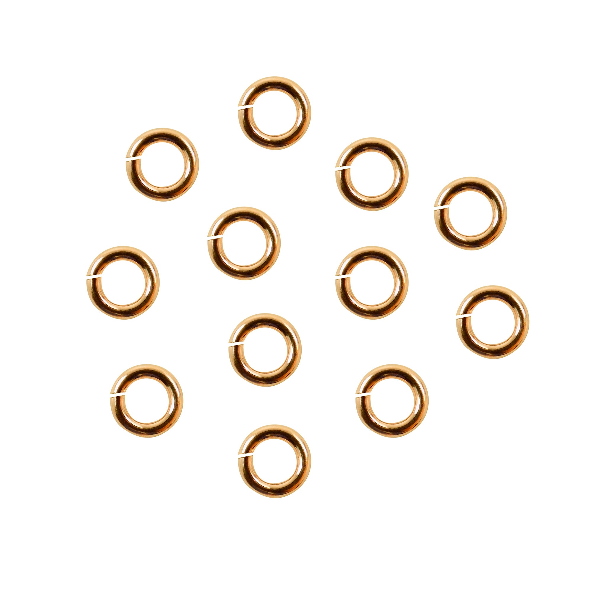 gold open jump rings for sale