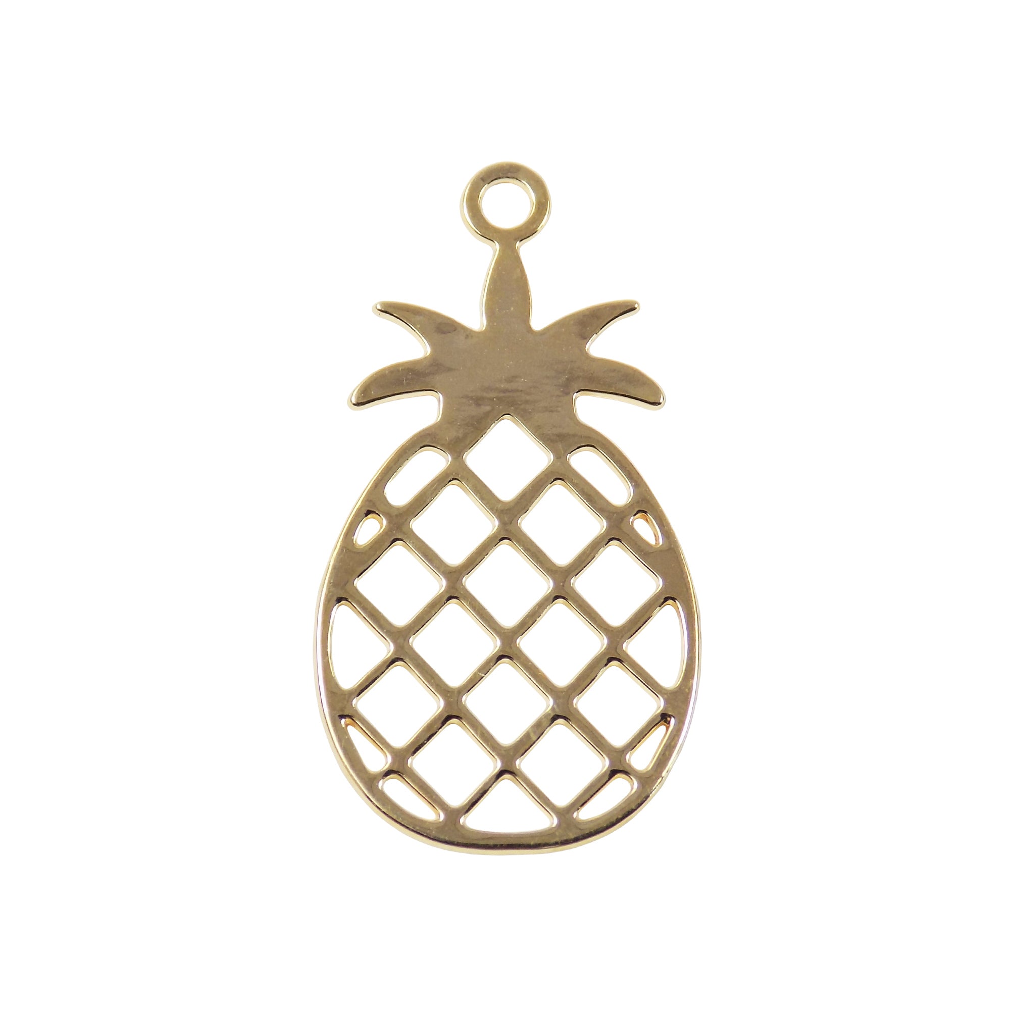 Gold-filled pineapple pendant