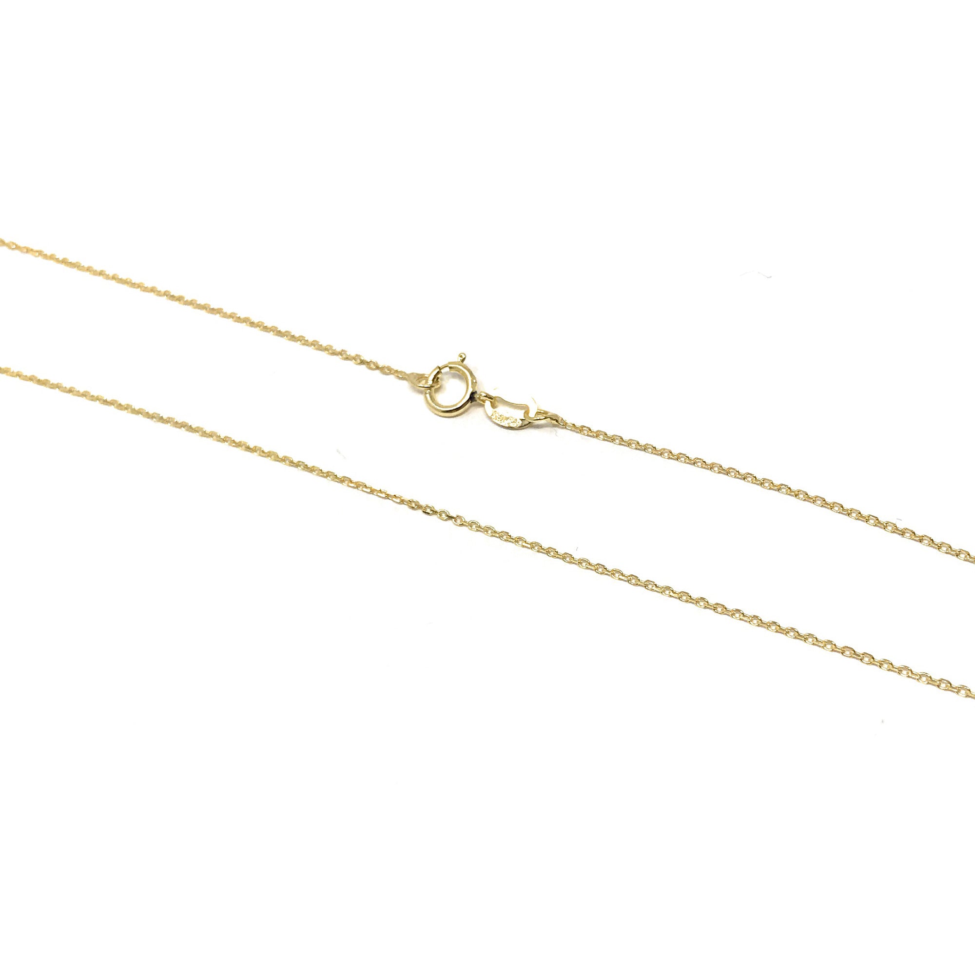 gold sterling silver cable chain