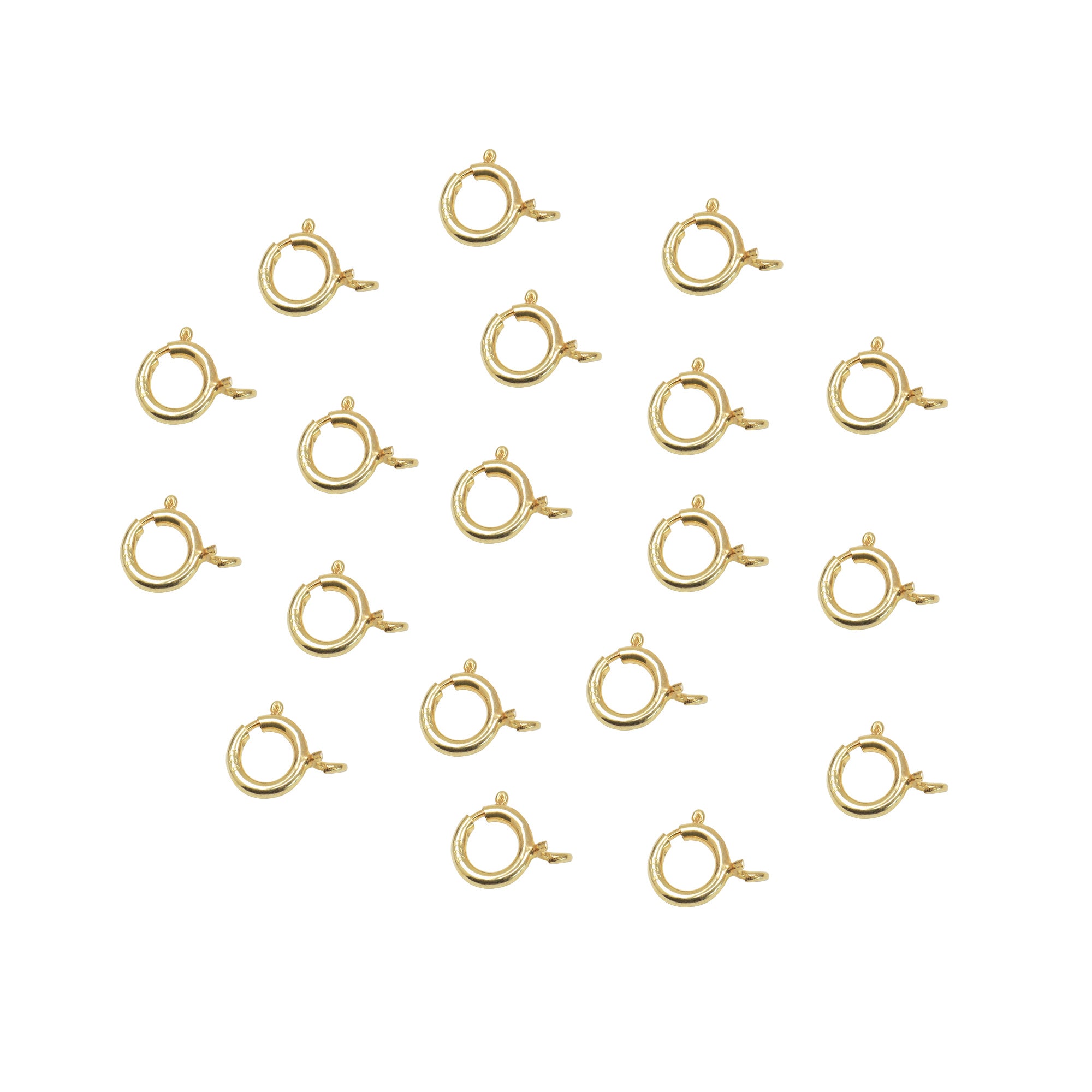 14K Yellow Gold Magnetic Chain Converter Clasp w/Spring Ring for Necklaces,  Bracelets and Anklets - Made in USA