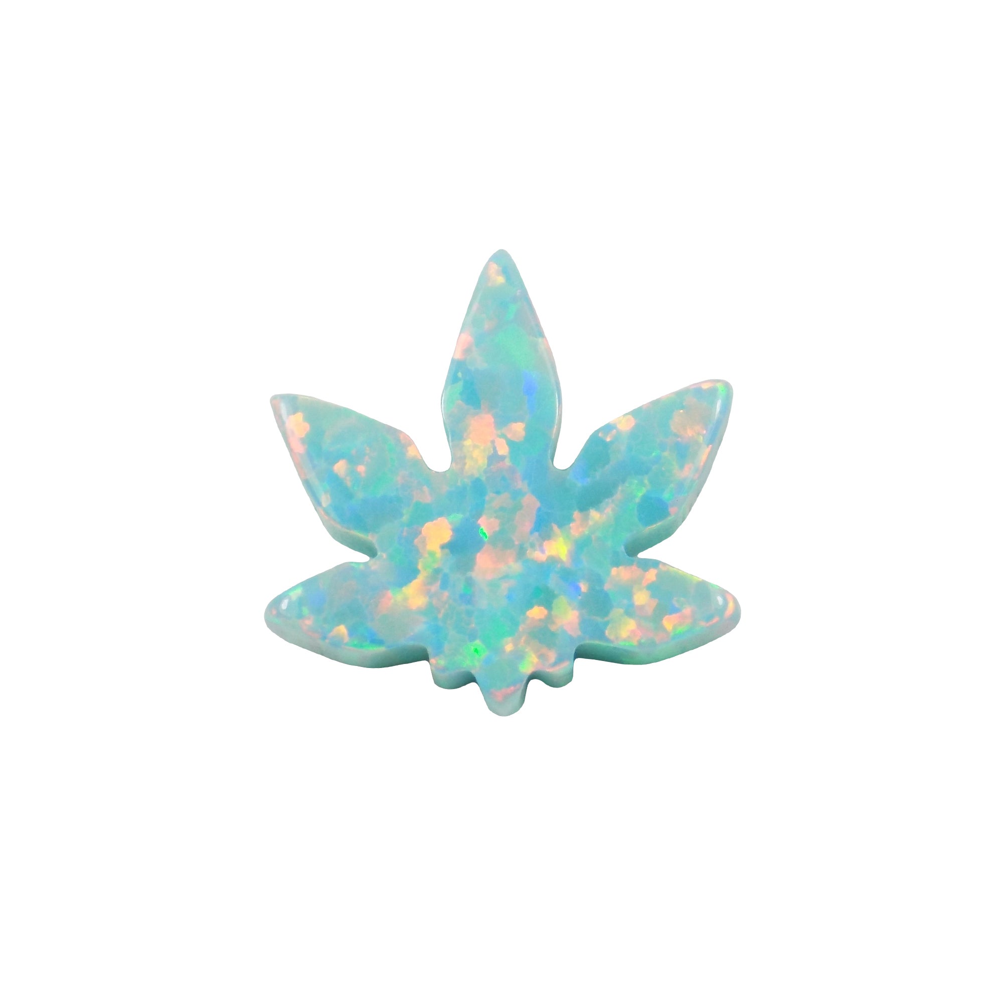 green weed opal charm