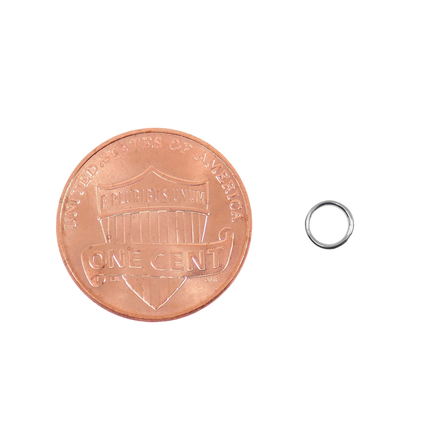 Closed Jump Ring 5mm (20 Pcs) Sterling Silver 22 ga (0.64x5.0mm) Soldered Silver Round Jump Ring.