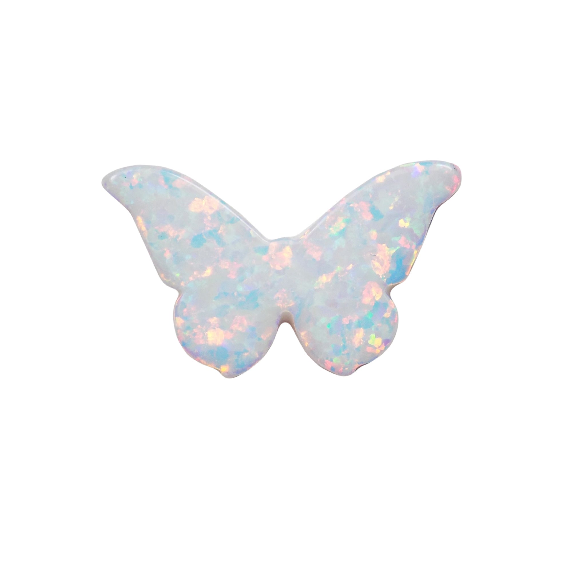 Synthetic Opal Butterfly Pendant 11.1x18.2mm Fully Drilled Opal Butterfly Jewelry Charm