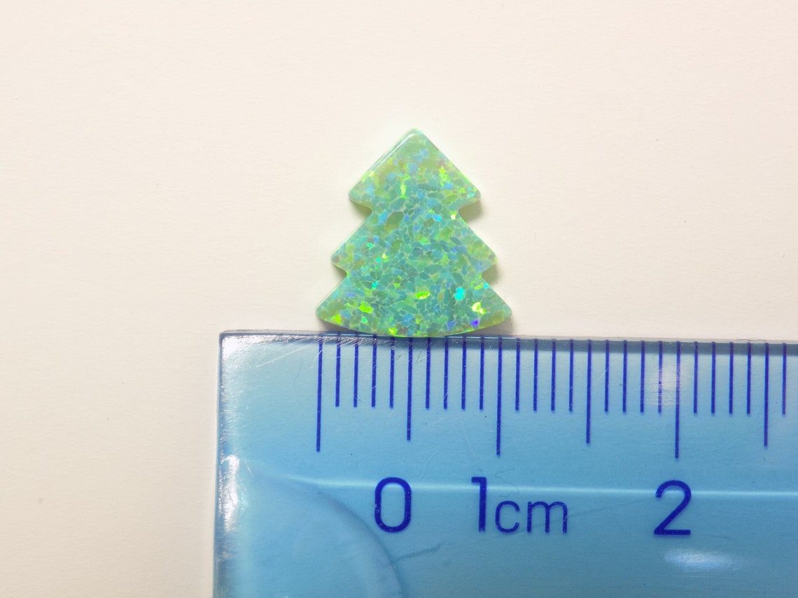 Opal Christmas Tree Charm