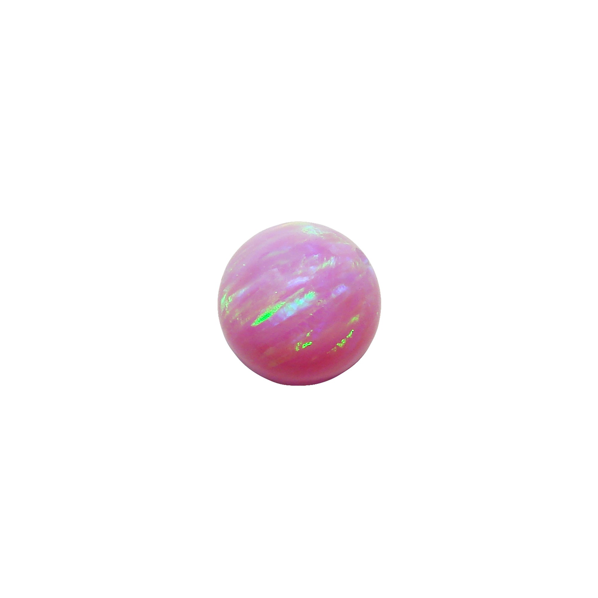 Authentic Lab-created Opal Round Beads 4mm.