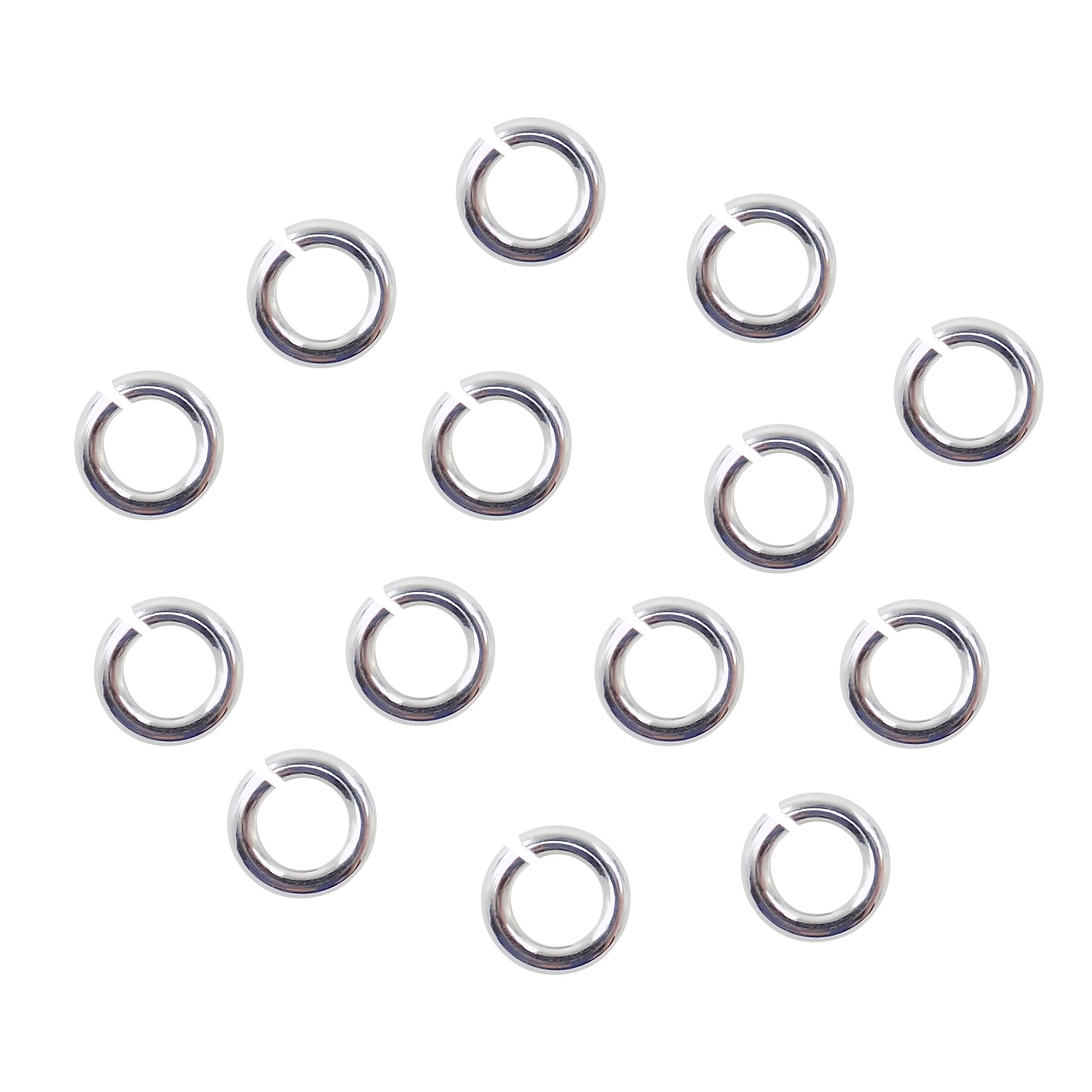 Wholesale Jewelry Supplies - 25 pcs Sterling Silver 5mm 22 gauge