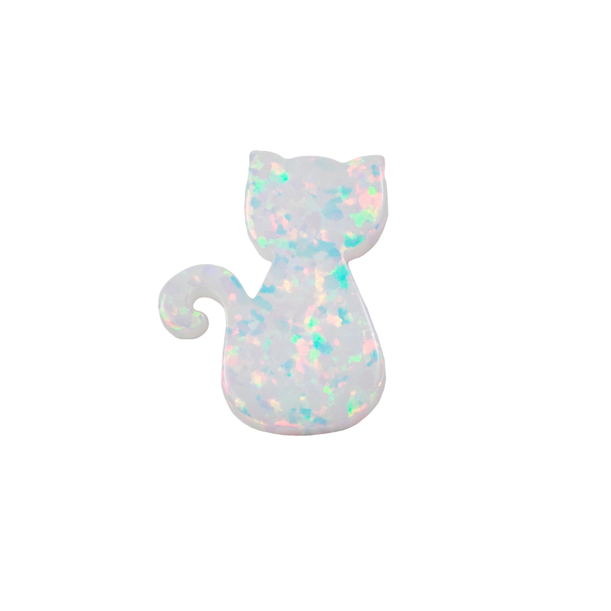 kitty opal charm