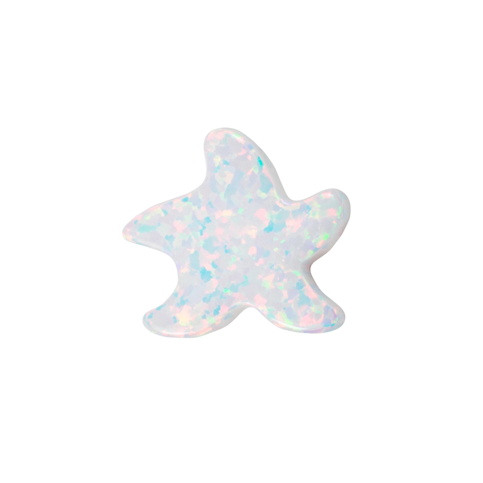 Sea star opal charm