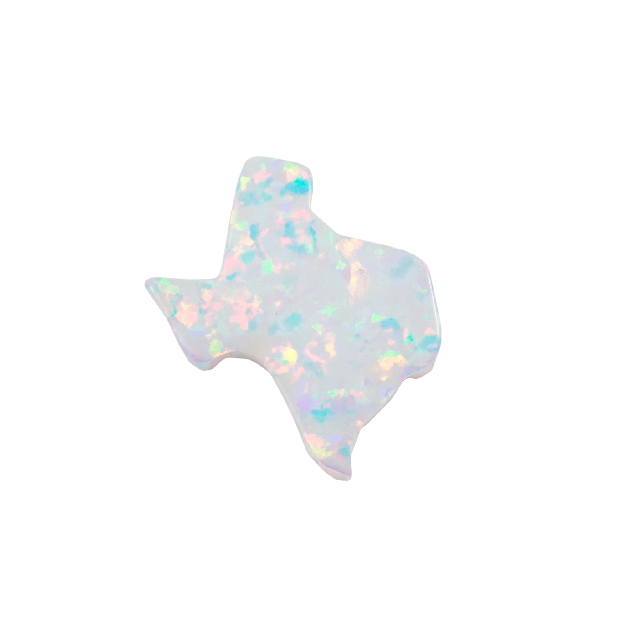 opal texas map pendant